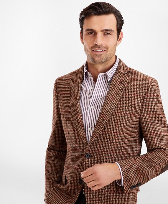 Regent Fit Plaid Sport Coat - Brooks Brothers Factory Outlet