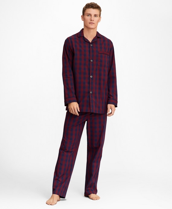 Buffalo Check Pajamas - Brooks Brothers Outlet