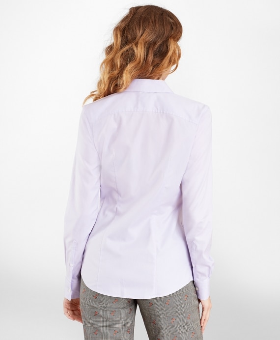Petite Supima&reg; Cotton Royal Oxford Fitted Shirt - Brooks Brothers Outlet