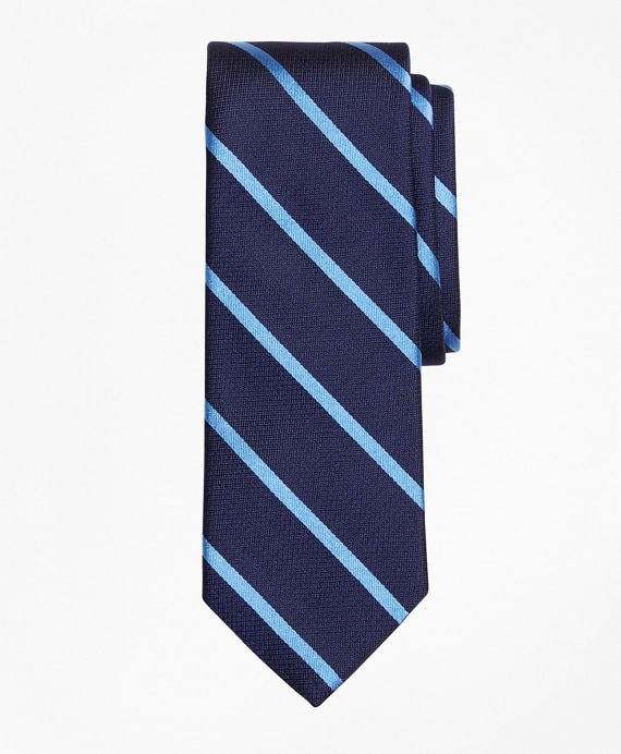 Textured Bar Stripe Tie - Brooks Brothers Outlet