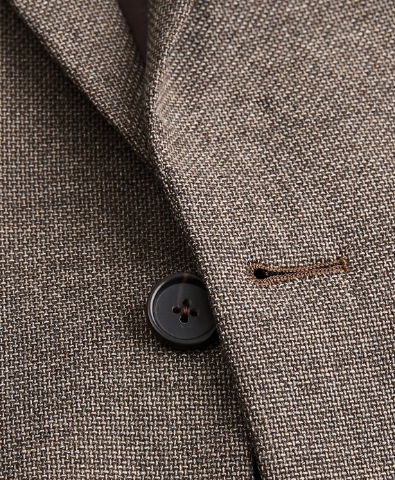 Regent Fit Hopsack Sport Coat - Brooks Brothers Outlet