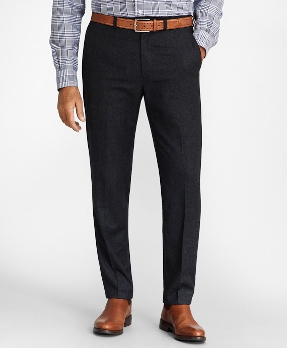 Clark Fit Washable Wool Pants - Brooks Brothers Outlet