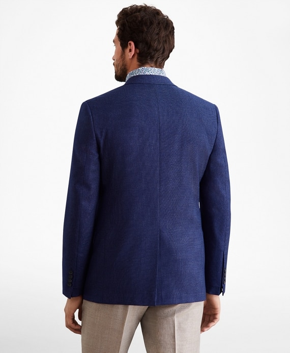 Regent Fit Hopsack Sport Coat - Brooks Brothers Outlet