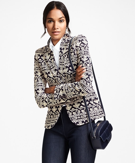 Embroidered Cotton Corduroy Jacket - Brooks Brothers Outlet