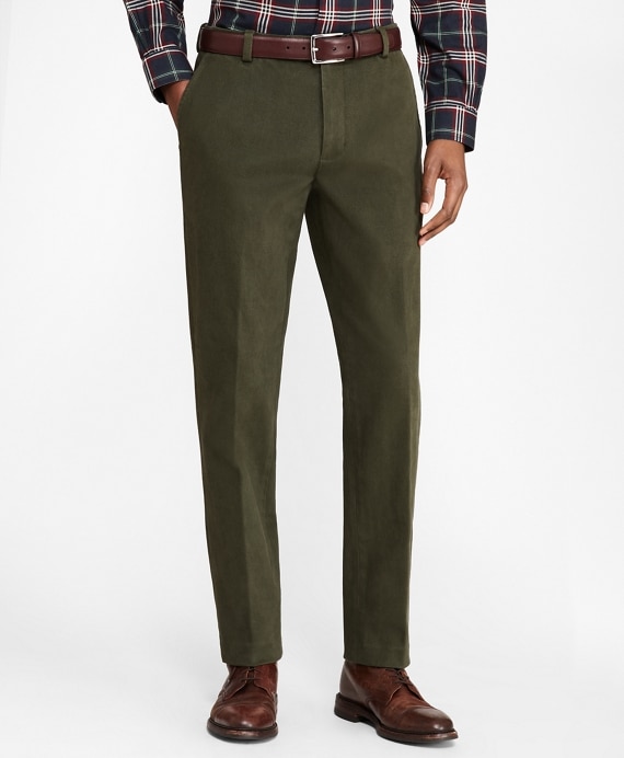 Milano Fit Brushed Twill Stretch Chinos - Brooks Brothers Outlet