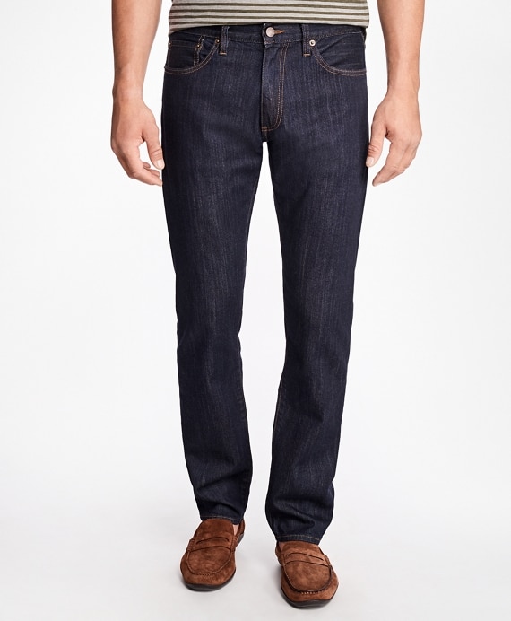 Supima&reg; Stretch Denim Slim Fit Jeans - Brooks Brothers Outlet