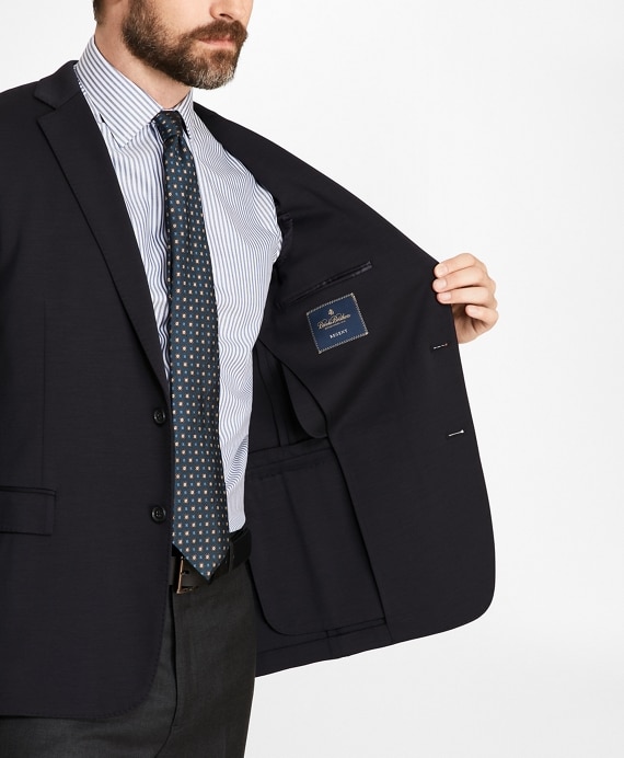 Regent Fit Two-Button Wool Jersey Blazer - Brooks Brothers Outlet