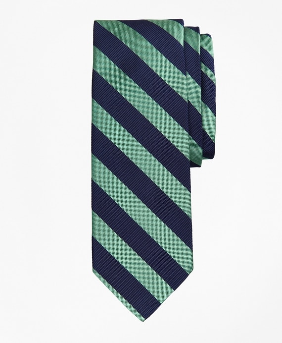 Textured Rugby Stripe Tie - Brooks Brothers Outlet