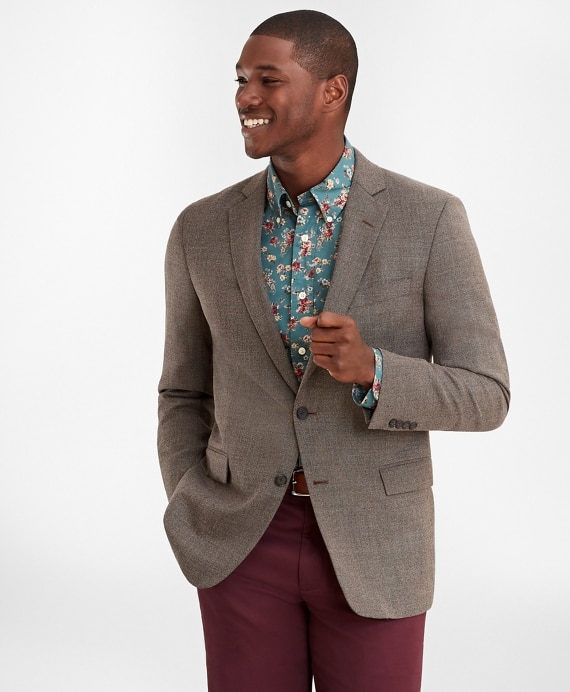 Regent Fit Hopsack Sport Coat - Brooks Brothers Factory Outlet