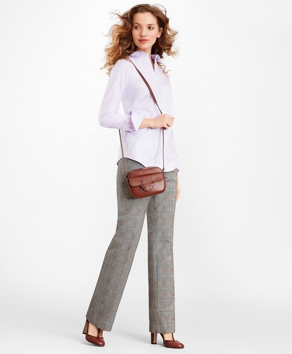 Petite Supima&reg; Cotton Royal Oxford Fitted Shirt - Brooks Brothers Outlet