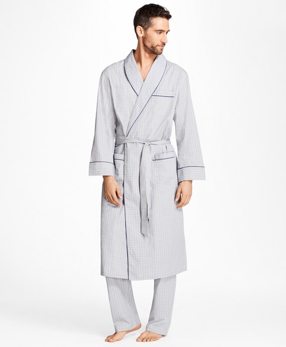 Plaid Robe - Brooks Brothers Outlet