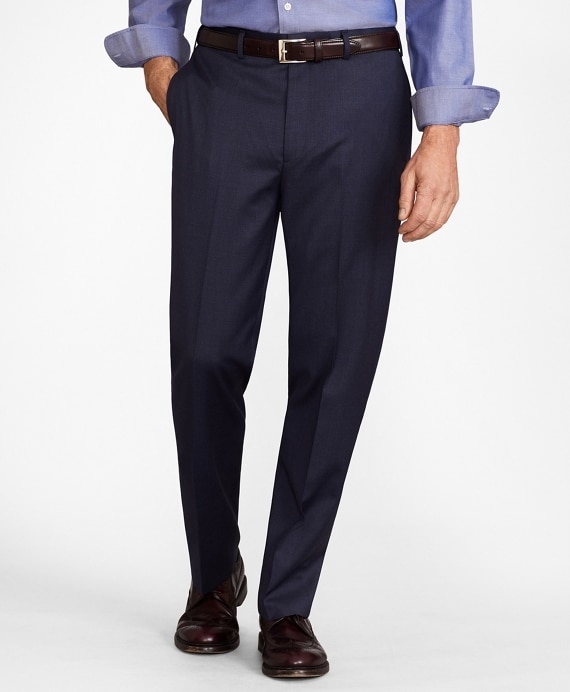 BrooksFlex&trade; Madison-Fit Wool Trousers - Brooks Brothers Outlet