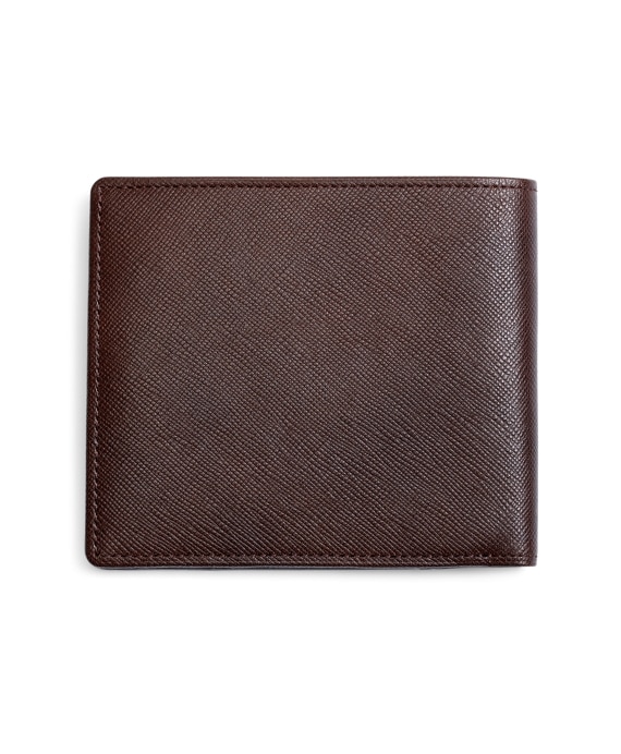 Saffiano Leather Wallet - Brooks Brothers Outlet