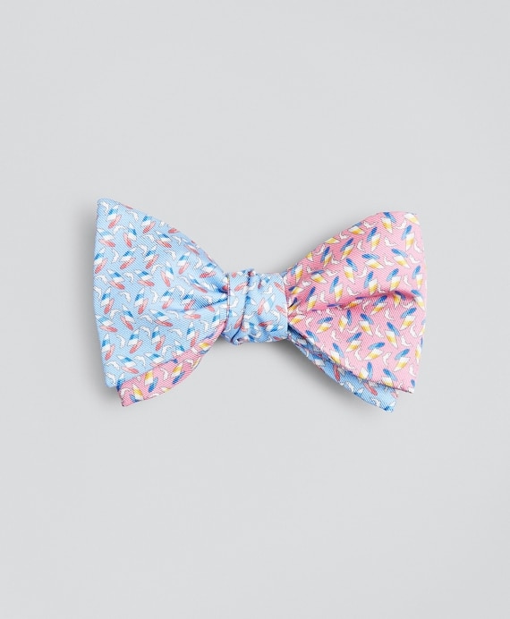 Sail with Dolphins Bow Tie - Brooks Brothers Factory Outlet
