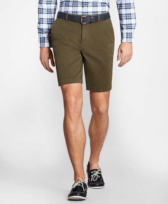 Garment-Dyed 10 Bermuda Shorts - Brooks Brothers Outlet