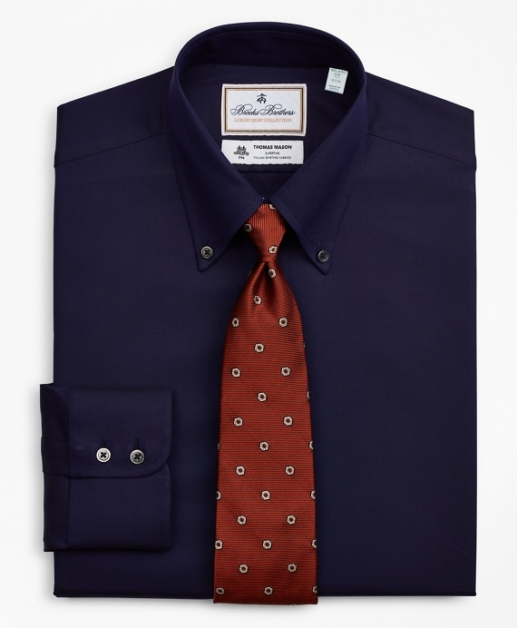 Luxury Collection Milano Slim-Fit Dress Shirt, Button-Down Collar Stripe - Brooks Brothers Outlet