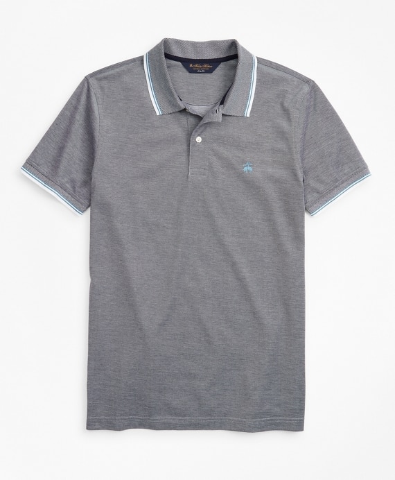 Slim Fit Tipped Polo Shirt - Brooks Brothers Outlet