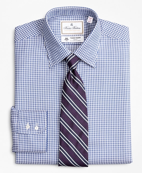 Luxury Collection Madison Classic-Fit Dress Shirt, Franklin Spread Collar Gingham - Brooks Brothers Outlet
