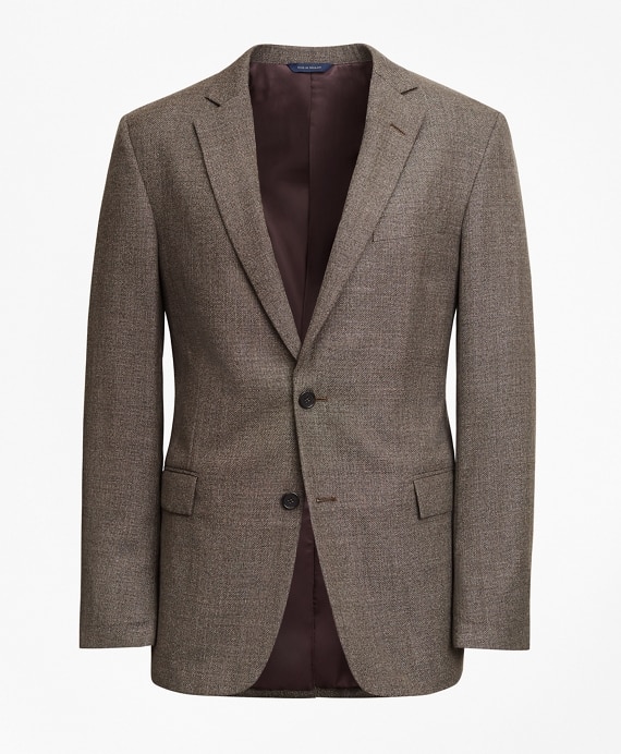 Regent Fit Hopsack Sport Coat - Brooks Brothers Outlet