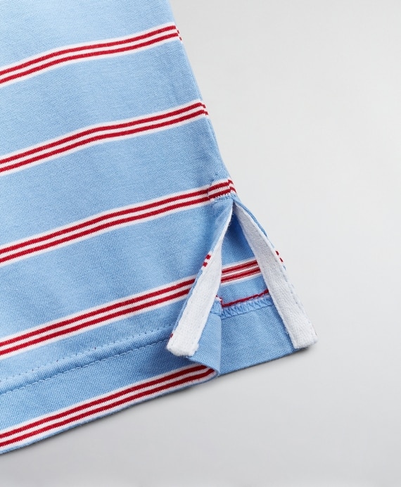 Supima&reg; Cotton Multi-Stripe T-Shirt - Brooks Brothers Outlet