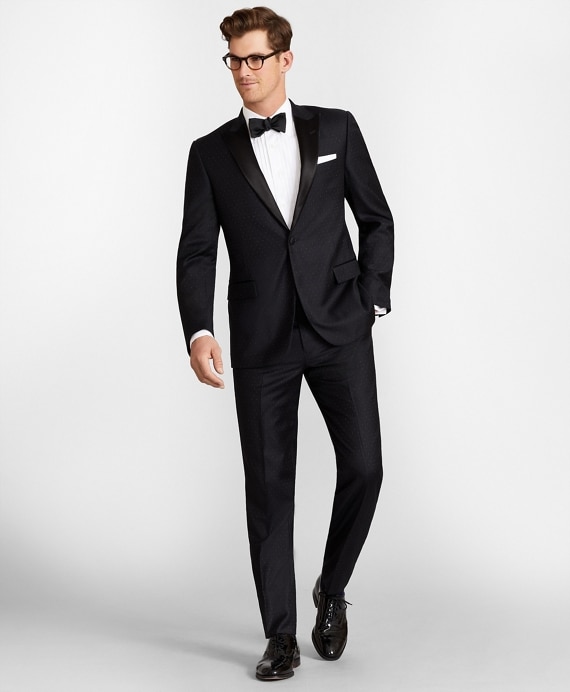 Regent Fit One-Button Dotted 1818 Tuxedo - Brooks Brothers Factory Outlet