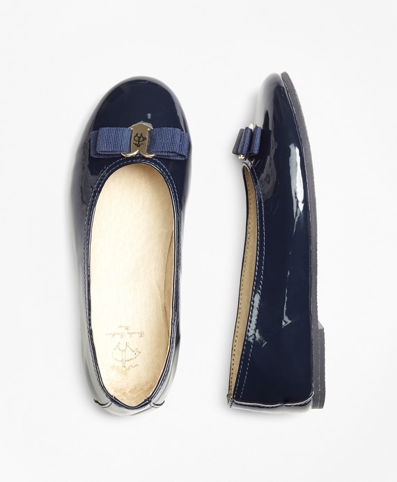 Girls Patent Leather Ballet Flats - Brooks Brothers Factory Outlet
