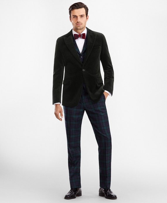 Regent Fit Velvet Tuxedo Jacket - Brooks Brothers Outlet