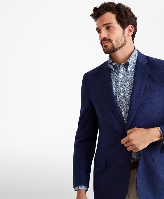 Regent Fit Hopsack Sport Coat - Brooks Brothers Outlet