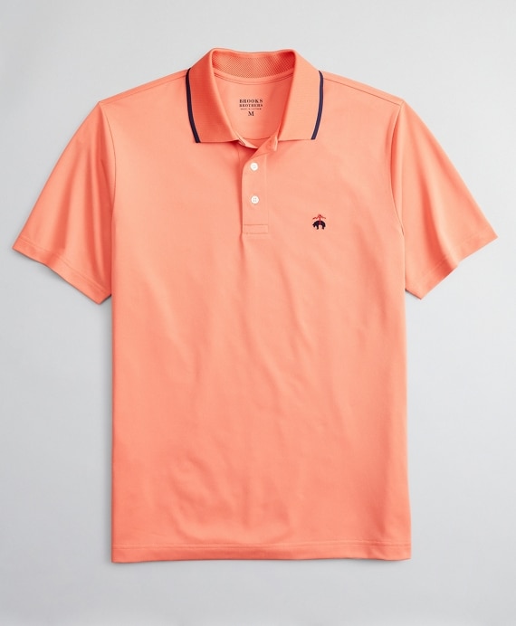 Performance Series Tipped Collar Polo Shirt - Brooks Brothers Outlet