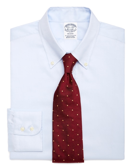 Regent Fitted Dress Shirt, Button-Down Collar - Brooks Brothers Outlet