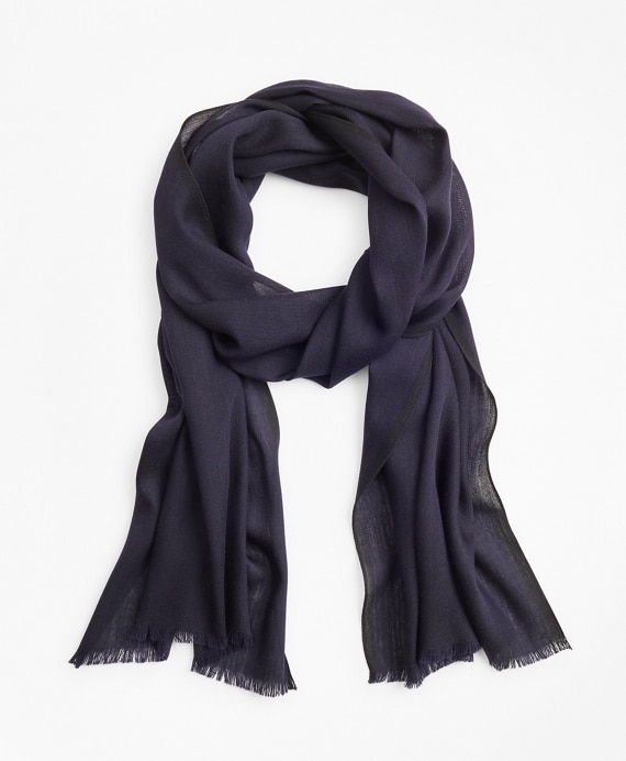 Wool Blend Scarf - Brooks Brothers Factory Outlet