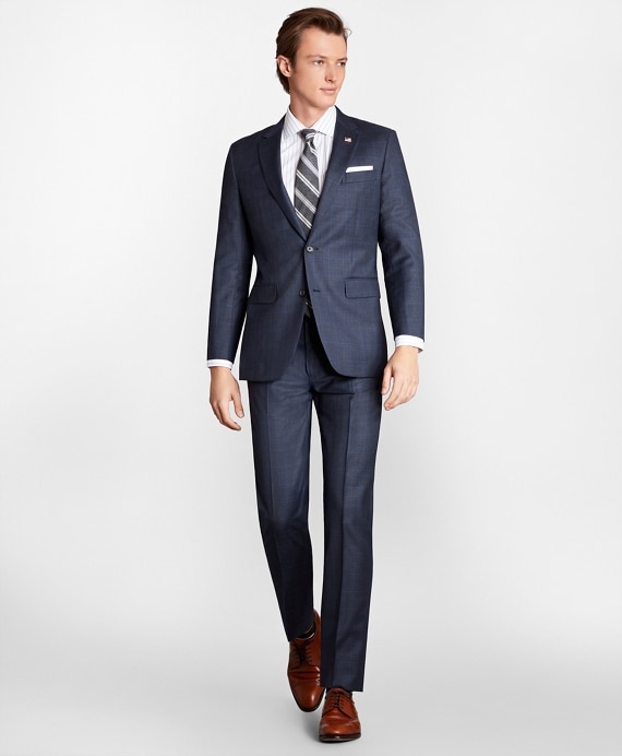 Milano Fit Plaid 1818 Suit - Brooks Brothers Outlet