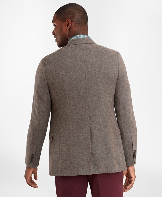 Regent Fit Hopsack Sport Coat - Brooks Brothers Outlet