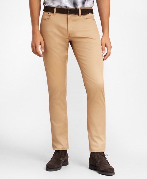 Slim-Fit Lightweight Stretch Advantage Chino&reg; Five-Pocket Pants - Brooks Brothers Factory Outlet