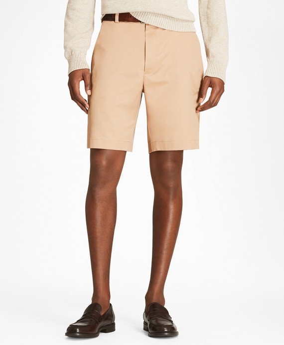 Flat Front Stretch Advantage Chino&reg; Shorts - Brooks Brothers Factory Outlet