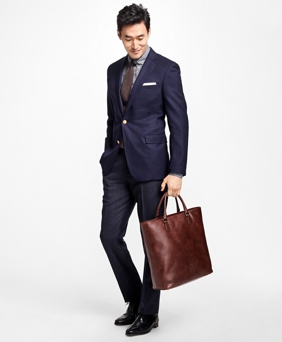 Regent Fit Doeskin Stretch Wool Blazer - Brooks Brothers Outlet