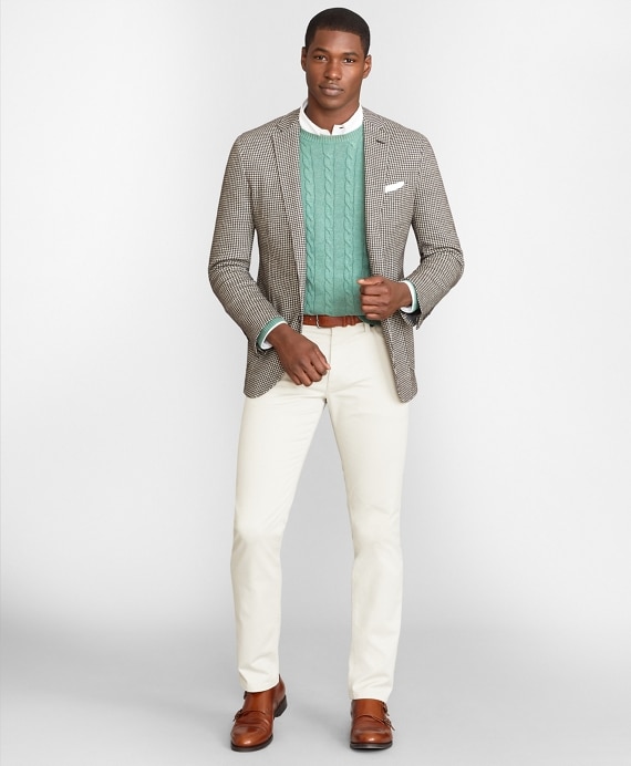 Regent Fit Houndstooth Sport Coat - Brooks Brothers Outlet