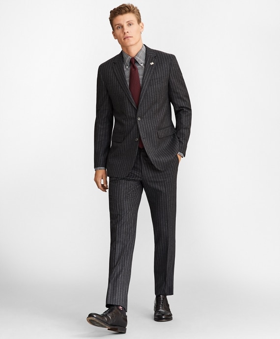 Milano Fit Pinstripe 1818 Suit - Brooks Brothers Outlet