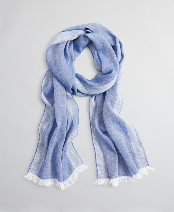 Cashmere and Linen Scarf - Brooks Brothers Outlet