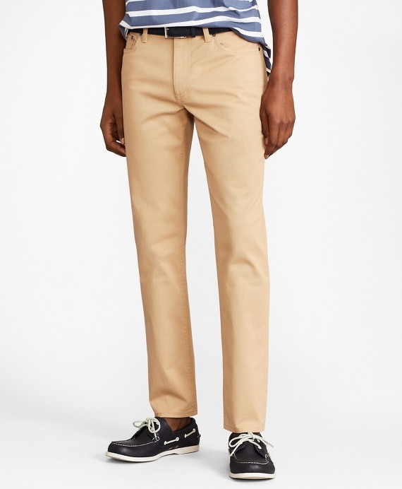 Slim-Fit Stretch Advantage Chino&reg; Five-Pocket Pants - Brooks Brothers Outlet