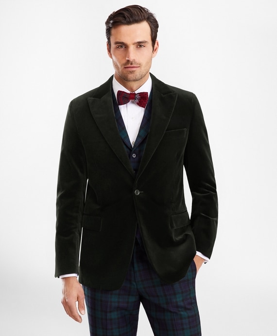 Regent Fit Velvet Tuxedo Jacket - Brooks Brothers Factory Outlet