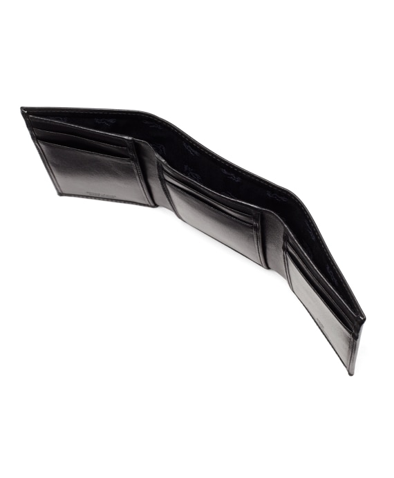 French Calfskin Trifold Wallet - Brooks Brothers Outlet