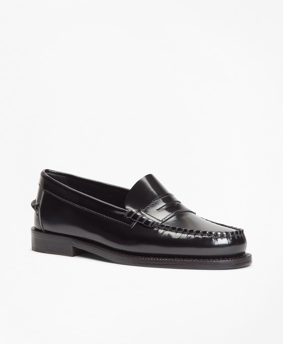 Leather Penny Loafers - Brooks Brothers Factory Outlet