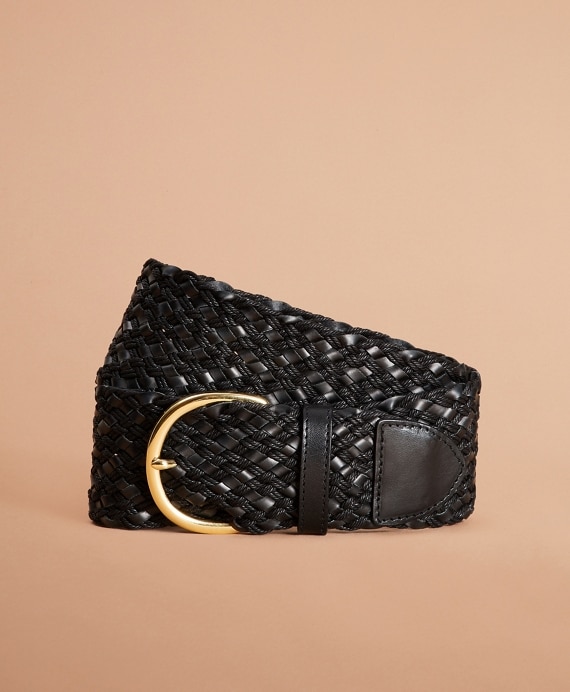 Wide Woven Belt - Brooks Brothers Outlet