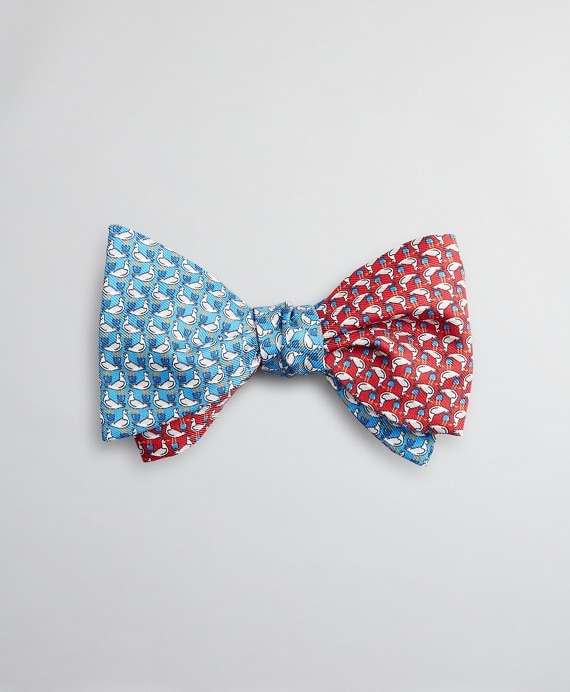 Two-Color Seagull Bow Tie - Brooks Brothers Outlet