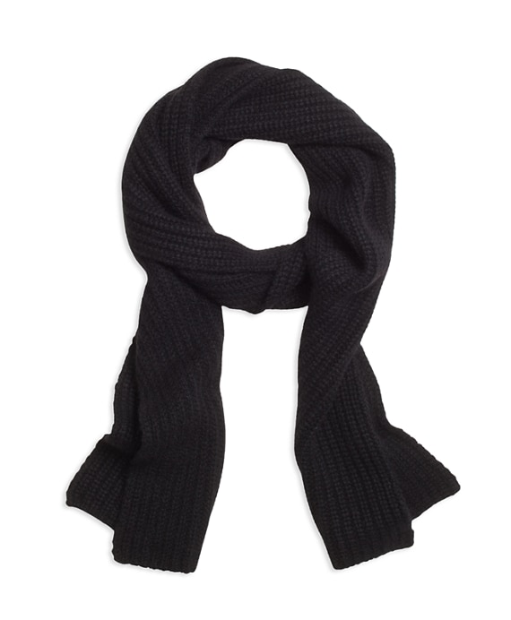 Ribbed Cashmere Scarf - Brooks Brothers Outlet
