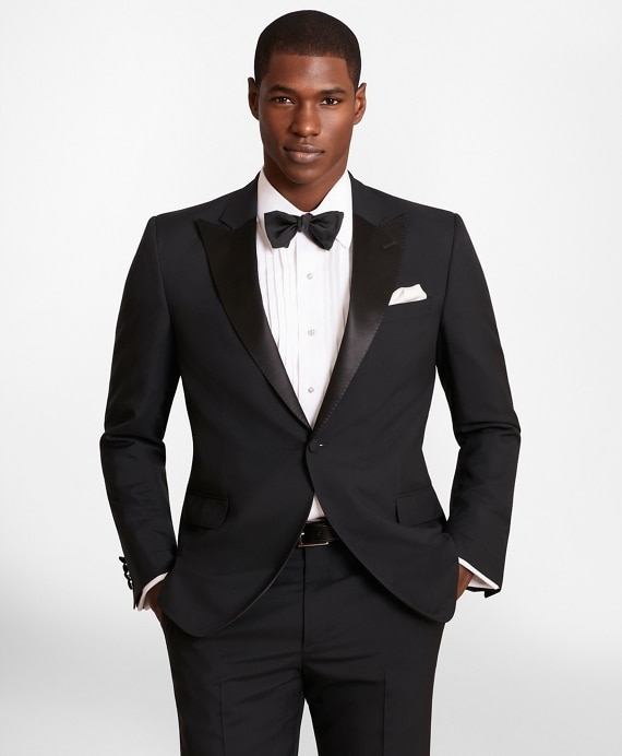 BrooksGate&trade; Regent-Fit Wool Tuxedo Jacket - Brooks Brothers Outlet
