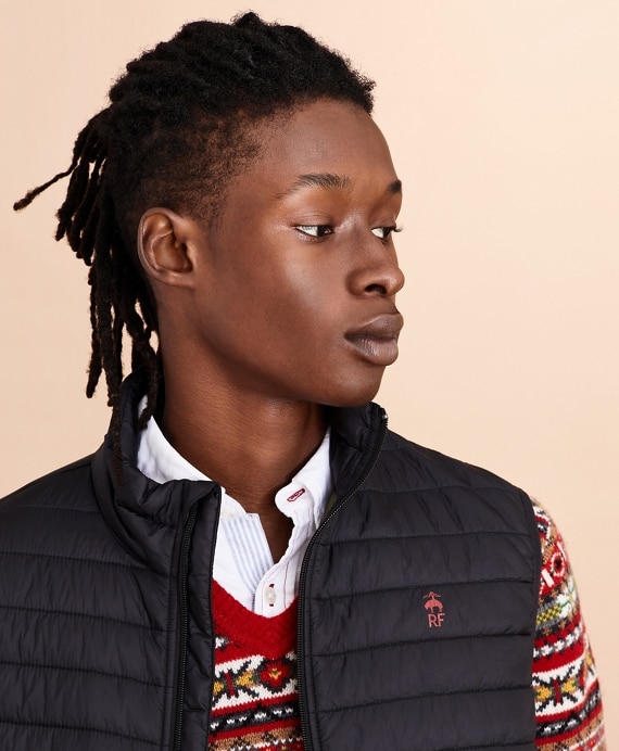 Water-Resistant Puffer Vest - Brooks Brothers Outlet