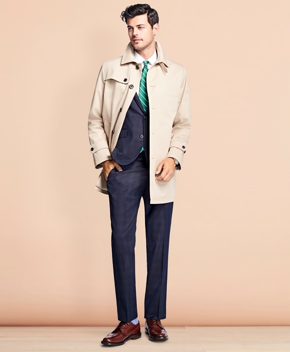 Water-Resistant Single-Breasted Trench Coat - Brooks Brothers Factory Outlet