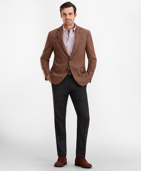 Regent Fit Plaid Sport Coat - Brooks Brothers Outlet